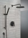 DELTA Universal Showering Components 2-Setting Hand Shower with ProClean Spray – Slide Bar Mount — Matte Black
