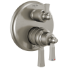 DELTA Dorval Traditional 2-Handle Monitor 17 Series Valve Trim with 3 Setting Diverter — Stainless