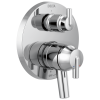 DELTA Trinsic Contemporary Two Handle Monitor 17 Series Valve Trim with 3-Setting Integrated Diverter — Chrome