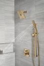 DELTA Universal Showering Components H2OKINETIC Hand Shower 1.75 GPM w/Slide Bar 4S — Lumicoat® Champagne Bronze
