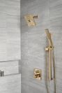 DELTA Universal Showering Components Square Wall Elbow for Hand Shower — Lumicoat® Champagne Bronze
