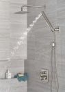 DELTA Ara Angular Modern Monitor 17 Series Valve Trim with 3-Setting Integrated Diverter — Stainless