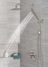 DELTA Universal Showering Components H2OKINETIC 4-Setting Wall Mount Hand Shower — Lumicoat® Stainless