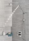 DELTA Ara Angular Modern Monitor 17 Series Valve Trim with 3-Setting Integrated Diverter — Chrome