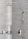 DELTA Ara Angular Modern Monitor 17 Series Valve Trim with 3-Setting Integrated Diverter — Chrome