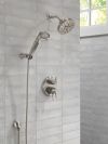 DELTA Universal Showering Components 3-Setting Wall Mount Handshower — Lumicoat® Stainless