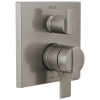 DELTA Ara Angular Modern Monitor 17 Series Valve Trim with 6-Setting Integrated Diverter — Stainless