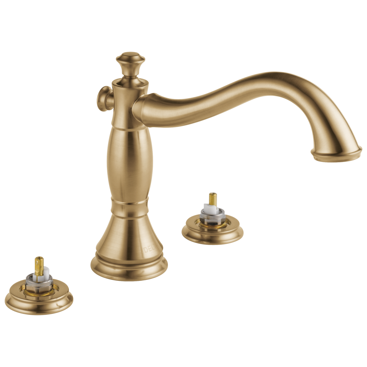 DELTA Cassidy Roman Tub Trim - Less Handles — Champagne Bronze