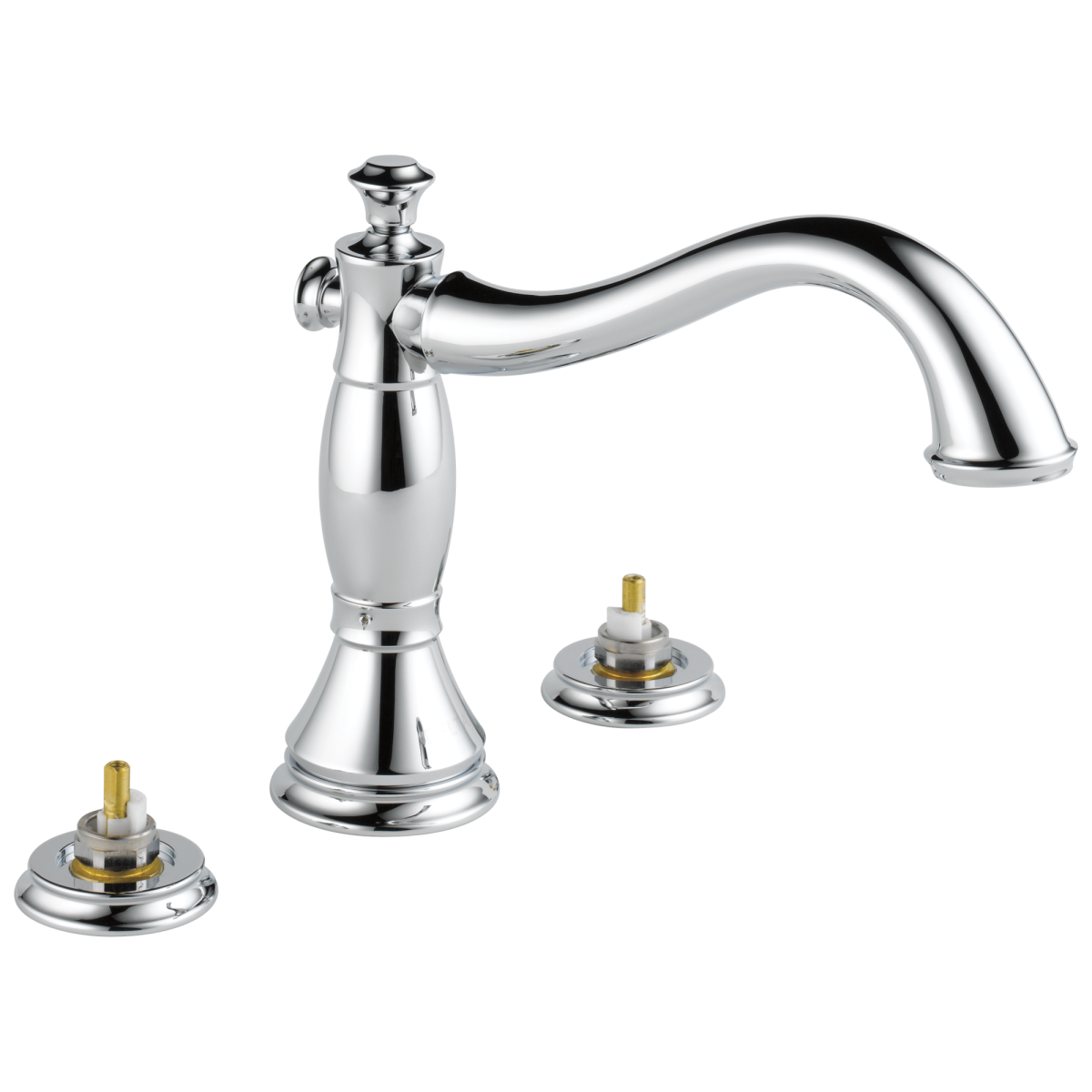 DELTA Cassidy Roman Tub Trim - Less Handles — Chrome