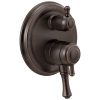 DELTA Cassidy Traditional 2-Handle Monitor 17 Series Valve Trim with 6-Setting Integrated Diverter — Venetian Bronze