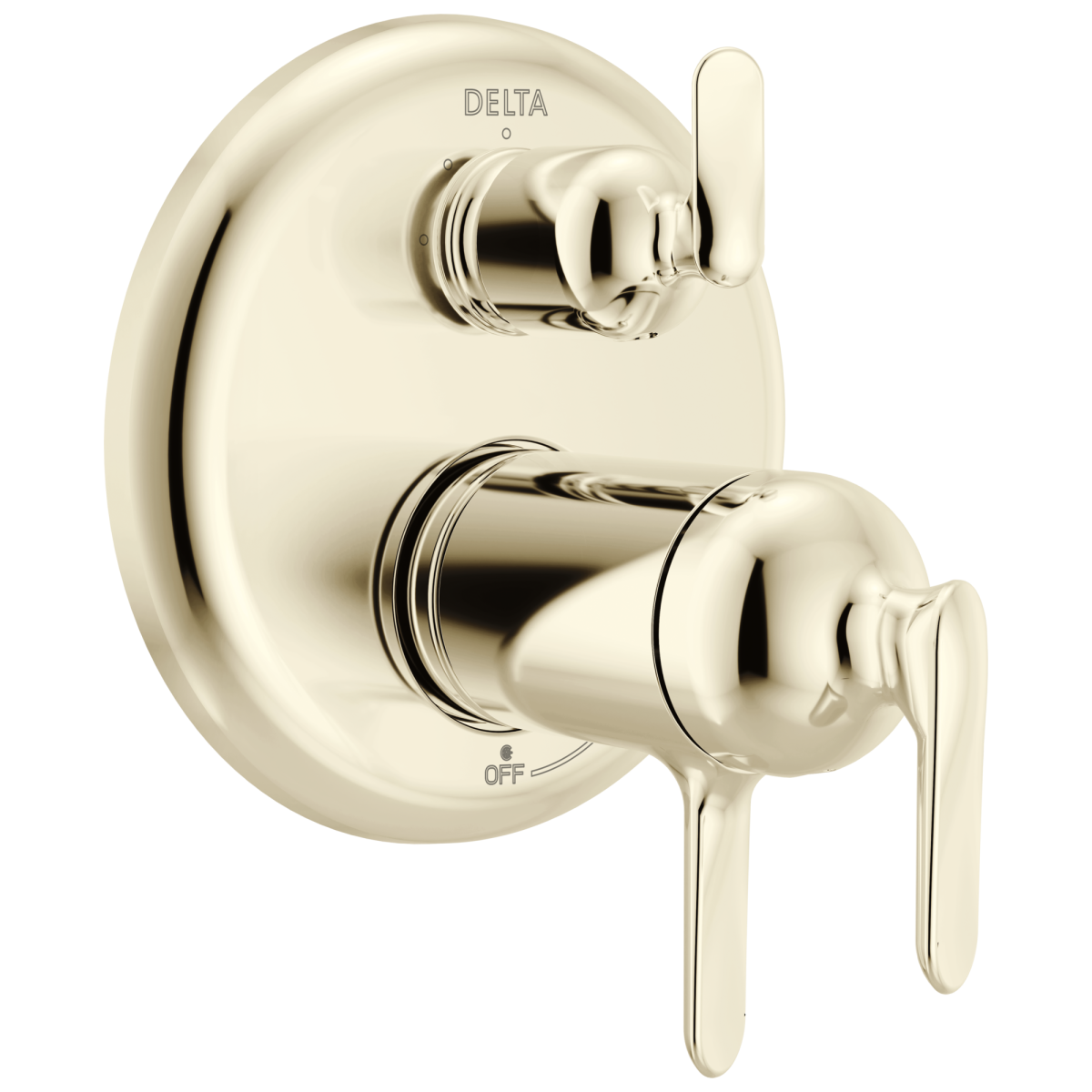 DELTA Bonacci 17T Series 3-Setting Integrated Diverter Trim — Lumicoat® Polished Nickel