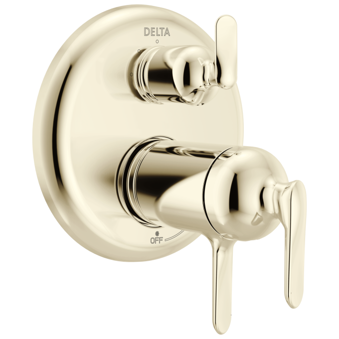 DELTA Bonacci 17T Series 3-Setting Integrated Diverter Trim — Lumicoat® Polished Nickel