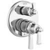 DELTA Dorval Traditional 2-Handle Monitor 17T Series Valve Trim with 3 Setting Diverter — Chrome