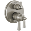 DELTA Dorval Traditional 2-Handle Monitor 17T Series Valve Trim with 3 Setting Diverter — Stainless
