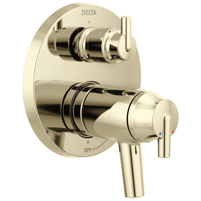 DELTA Trinsic Diverter Trim 3-Setting — Polished Nickel
