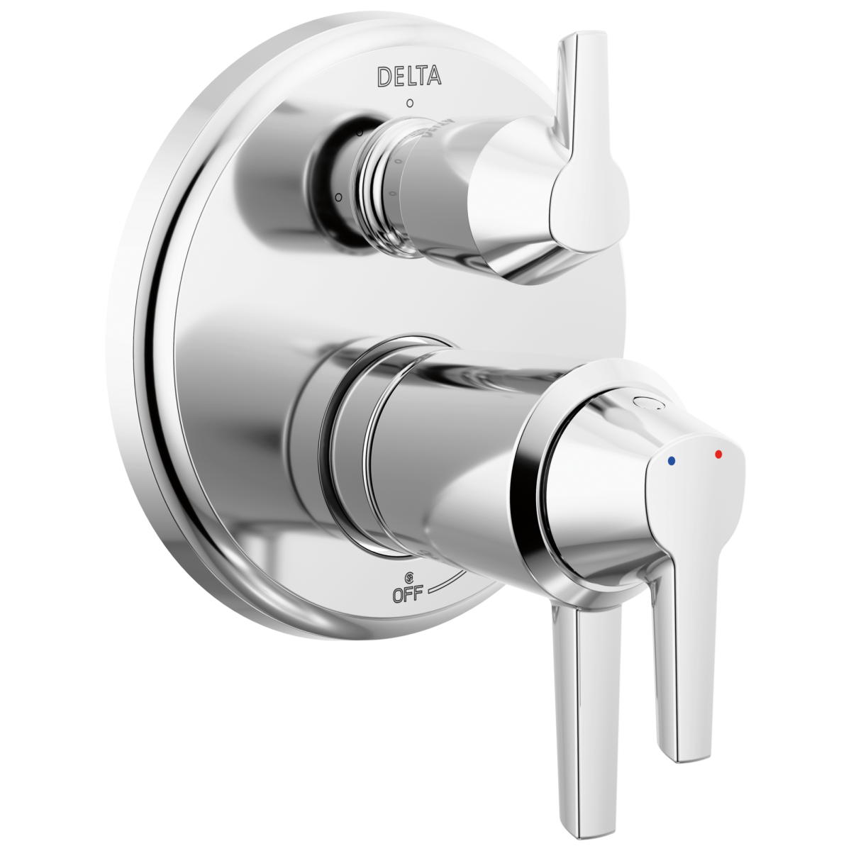 DELTA Galeon 17T S Integrated Diverter Trim-3 Setting — Lumicoat® Chrome