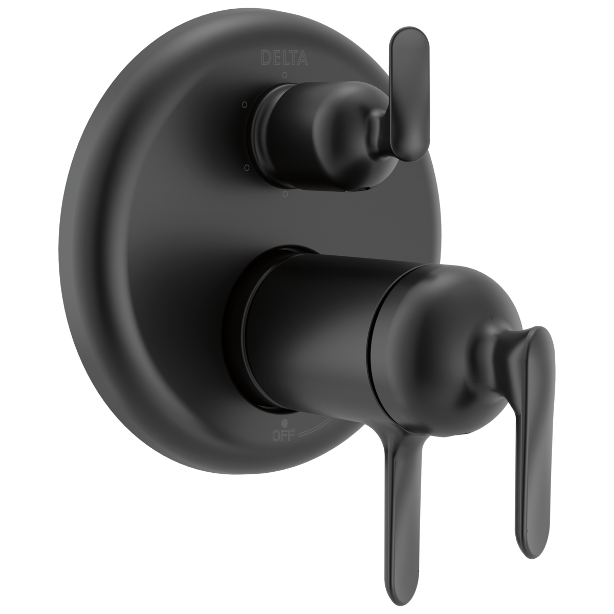 DELTA Bonacci 17T Series 6-Setting Integrated Diverter Trim — Matte Black