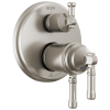 DELTA Broderick 17T Series Integrated Diverter Trim 6-Setting — Lumicoat® Stainless