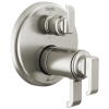 DELTA Tetra TempAssure 17T Series Integrated Diverter Trim with 6-Setting — Lumicoat® Stainless