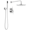 DELTA Modern Monitor 14 Series Shower with Raincan & Hand Shower — Chrome