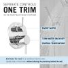 DELTA Modern Monitor 14 Series Shower with Raincan & Hand Shower — Chrome