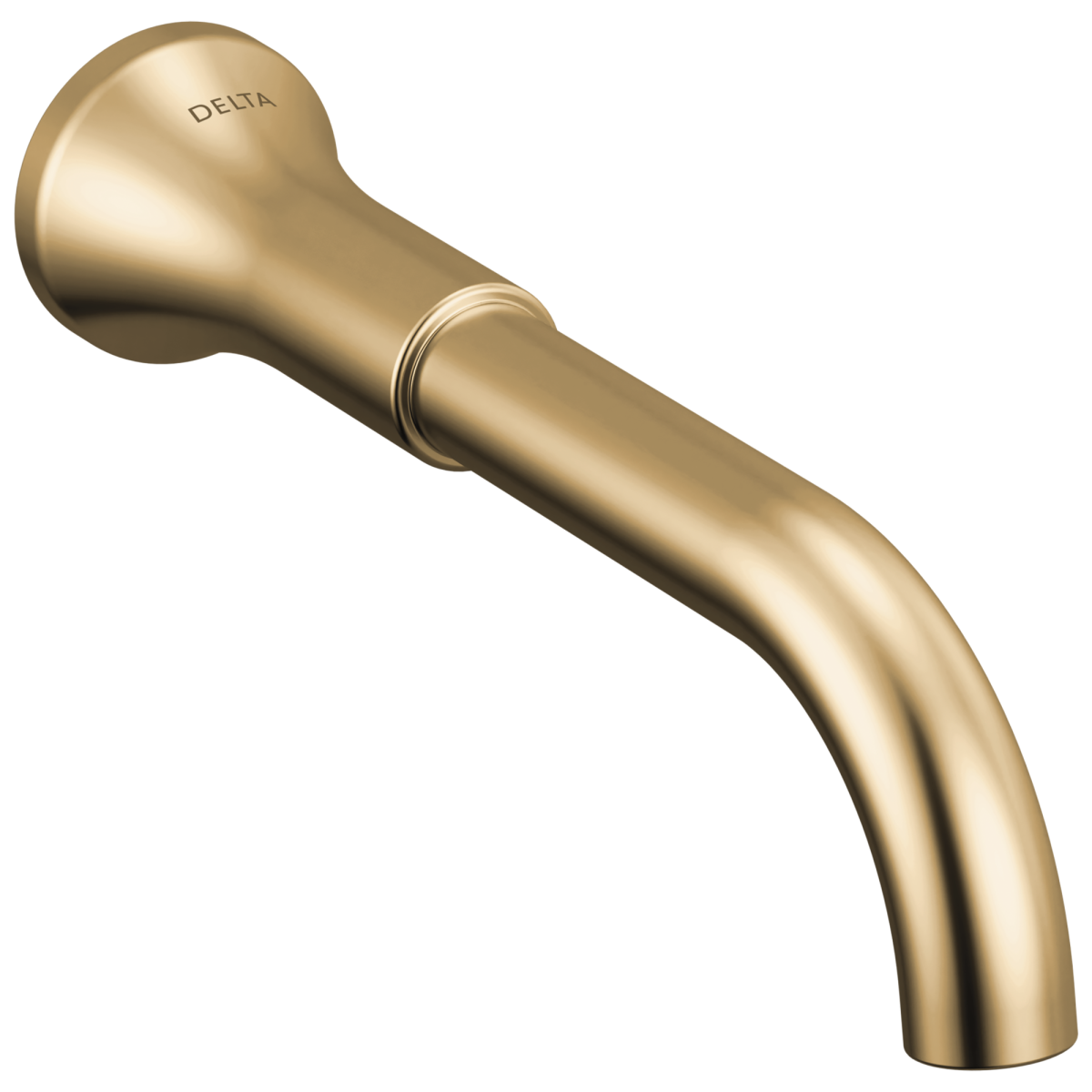 DELTA Trinsic Two Handle Wall Mount Bathroom Faucet — Champagne Bronze
