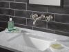DELTA Trinsic Wheel Handle - Wall Mount Lav — Stainless