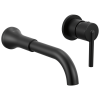 DELTA Trinsic Single Handle Wall Mount Bathroom Faucet Trim — Matte Black