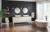 DELTA Trinsic 24" Double Towel Bar — Matte Black