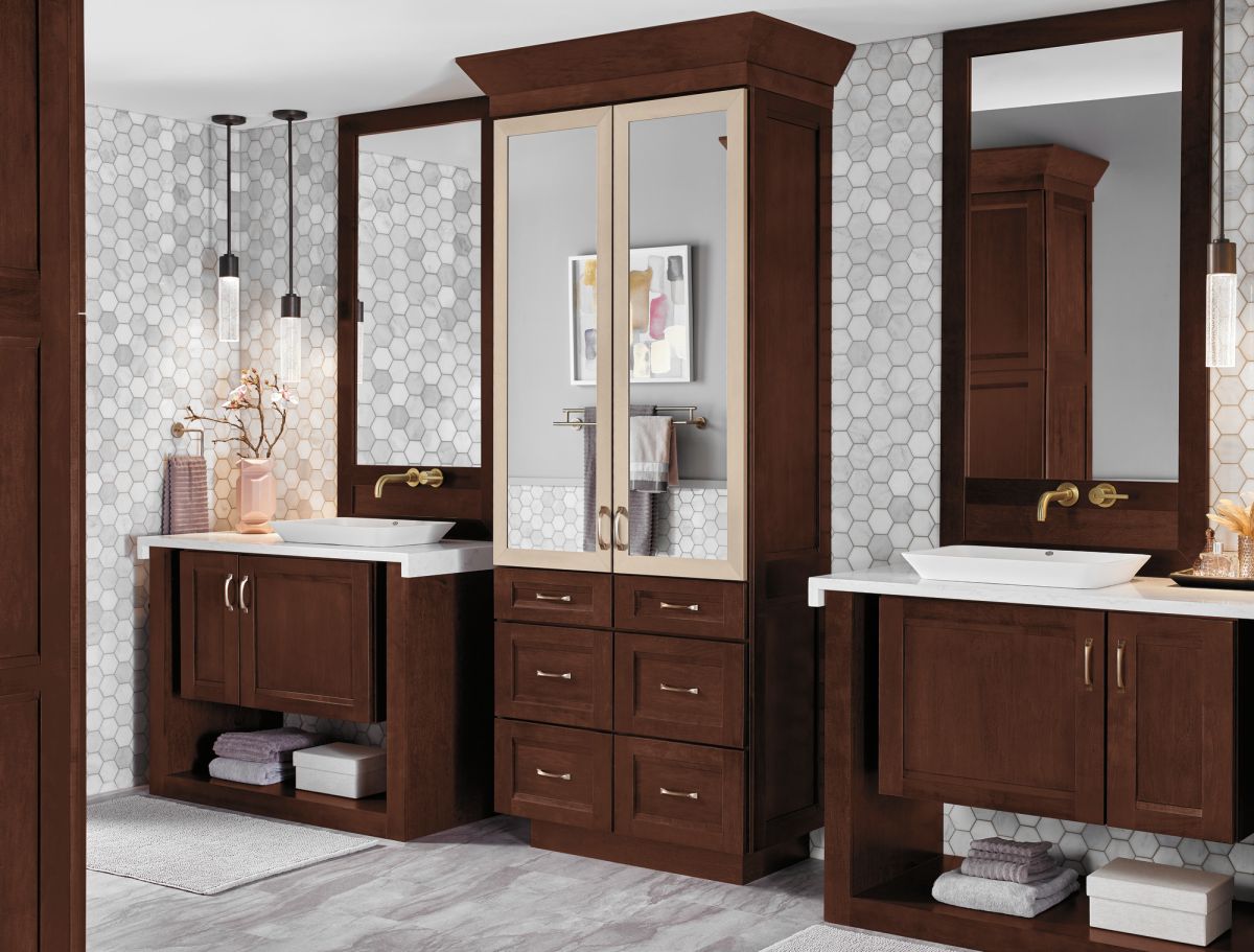 DELTA Trinsic 24" Double Towel Bar — Champagne Bronze