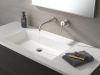 DELTA Trinsic Single Handle Wall Mount Bathroom Faucet Trim — Stainless