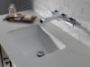 DELTA Ara Two Handle Wall Mount Bathroom Faucet Trim — Chrome