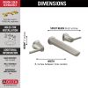 DELTA Galeon Two Handle Wall Mount Bathroom Faucet — Lumicoat® Stainless