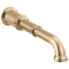 DELTA Broderick Two Handle Wall Mount Bathroom Faucet Trim - Less Handles — Lumicoat® Champagne Bronze