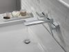 DELTA Pivotal Two Handle Wall Mount Bathroom Faucet Trim — Lumicoat® Chrome