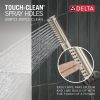 DELTA Bonacci Three Hole Roman Tub Trim with Hand Shower — Lumicoat® Stainless