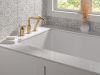 DELTA Broderick Three Hole Roman Tub Trim with Hand Shower - Less Handle — Lumicoat® Champagne Bronze