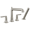 DELTA Saylor Roman Tub Trim with Hand Shower — Stainless