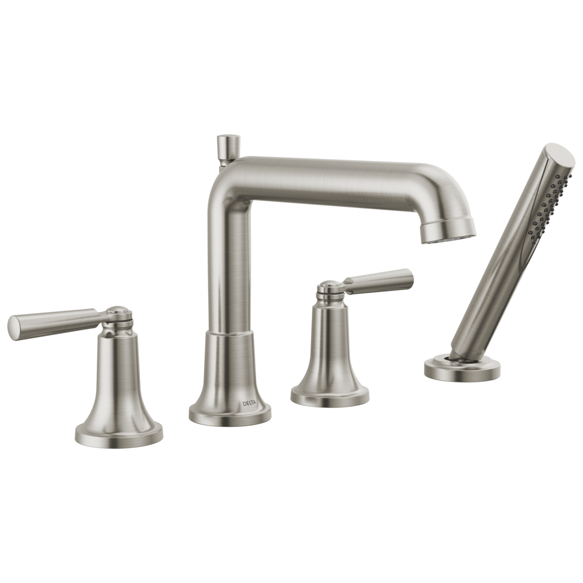 DELTA Saylor Roman Tub Trim with Hand Shower — Stainless
