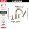 DELTA Altado Roman Tub Trim with Hand Shower — Stainless