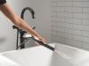 DELTA Bonacci Floor Mount Tub Filler Trim — Matte Black