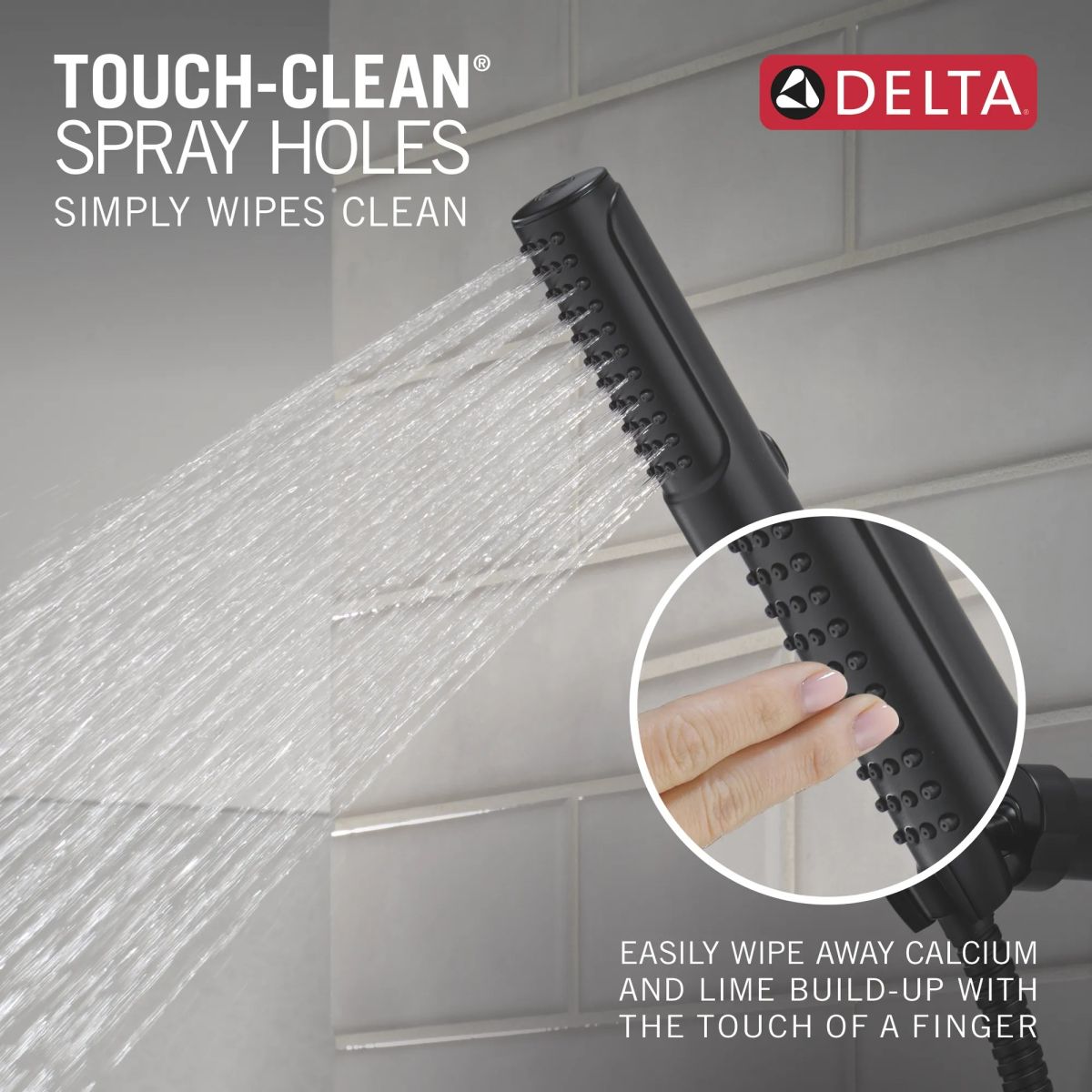 DELTA Bonacci Floor Mount Tub Filler Trim — Matte Black