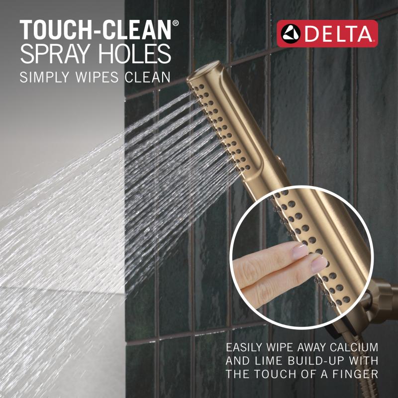 DELTA Bonacci Floor Mount Tub Filler Trim — Lumicoat® Champagne Bronze