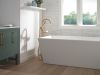 DELTA Bonacci Floor Mount Tub Filler Trim — Lumicoat® Champagne Bronze