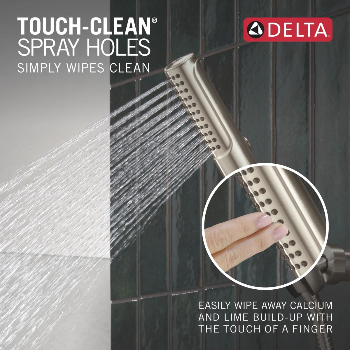 DELTA Bonacci Floor Mount Tub Filler Trim — Lumicoat® Stainless