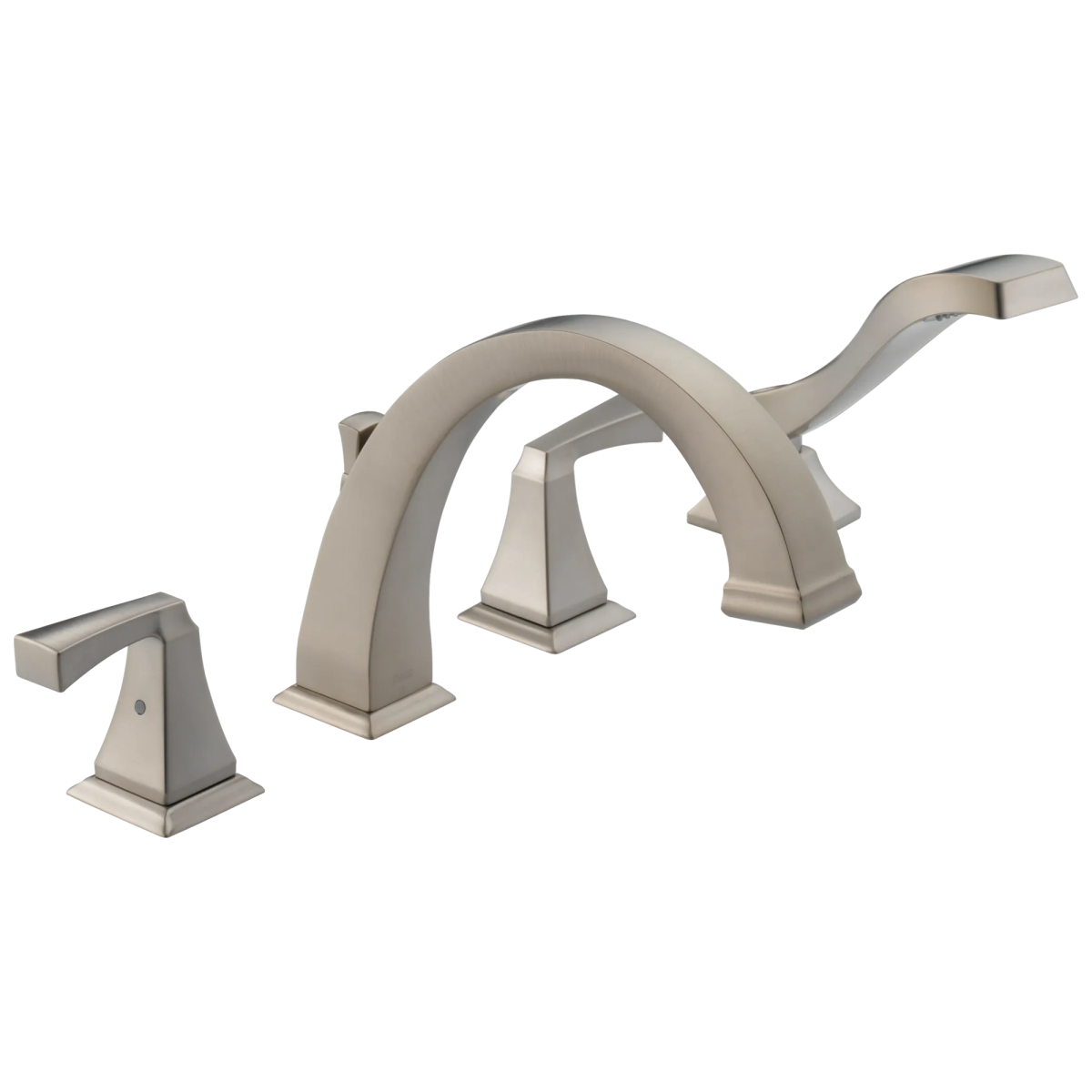 DELTA Dryden Roman Tub with Hand Shower Trim — Stainless