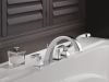 DELTA Dryden Roman Tub with Hand Shower Trim — Chrome