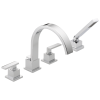 DELTA Vero Roman Tub Trim with Hand Shower — Chrome