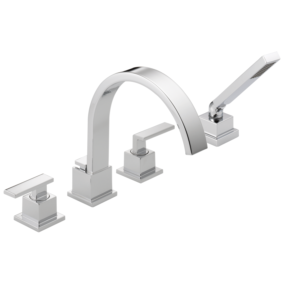 DELTA Vero Roman Tub Trim with Hand Shower — Chrome