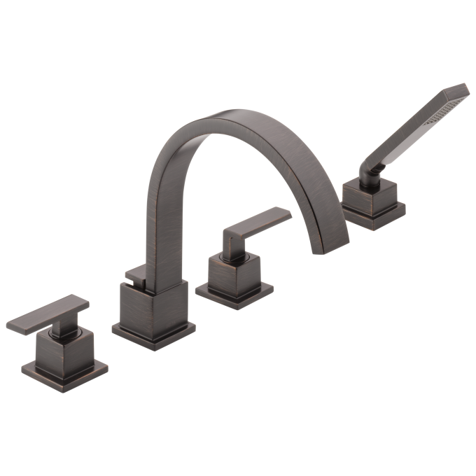 DELTA Vero Roman Tub Trim with Hand Shower — Venetian Bronze